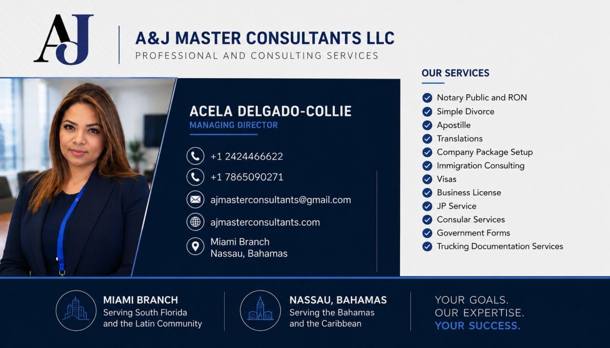 A&J Master Consultants LLC — Servicios profesionales y de consultoría